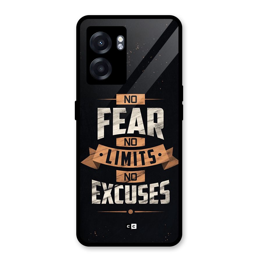 No Excuse Glass Back Case for Realme Narzo 50 5G
