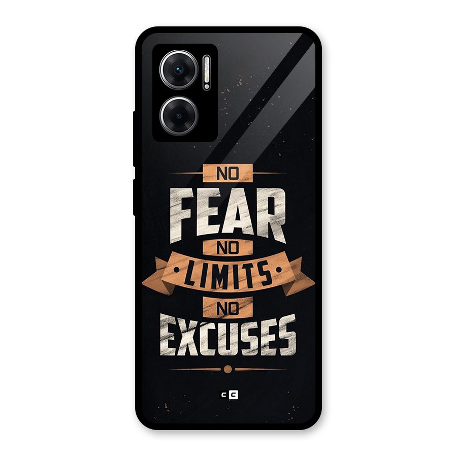 No Excuse Glass Back Case for Redmi 11 Prime 5G