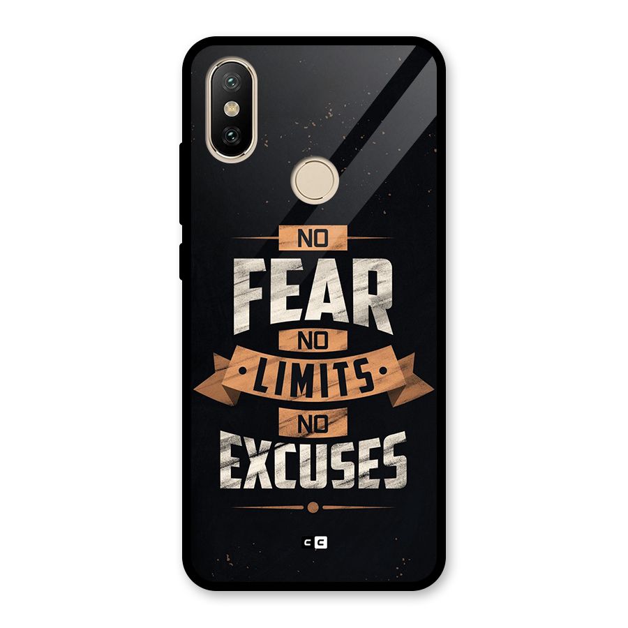No Excuse Glass Back Case for Redmi A1