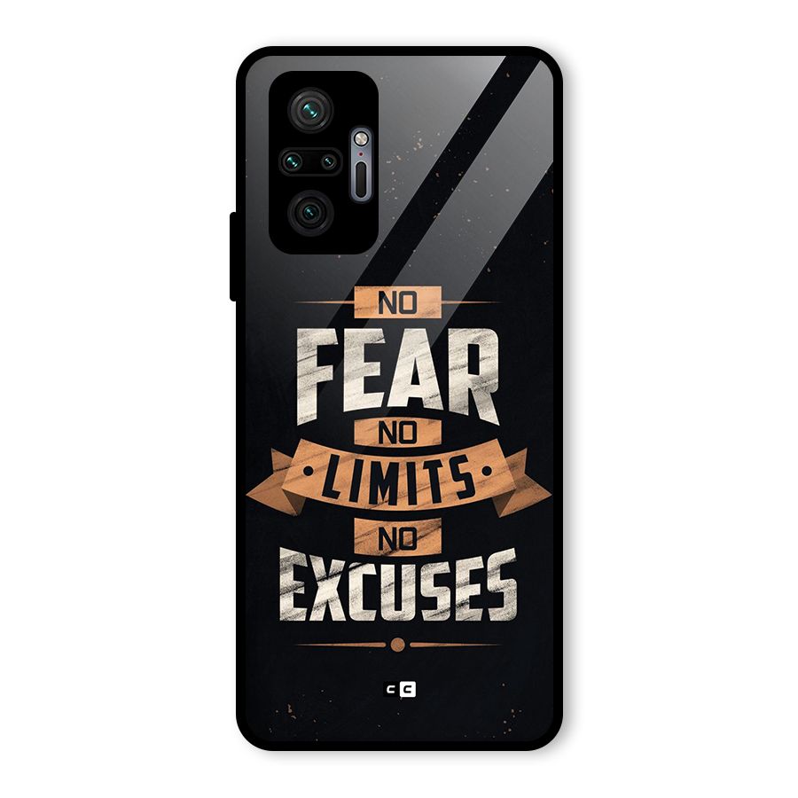 No Excuse Glass Back Case for Redmi Note 10 Pro Max
