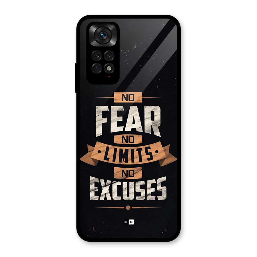 No Excuse Glass Back Case for Redmi Note 11S