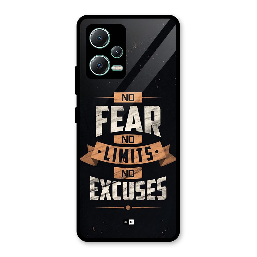 No Excuse Glass Back Case for Redmi Note 12 5G