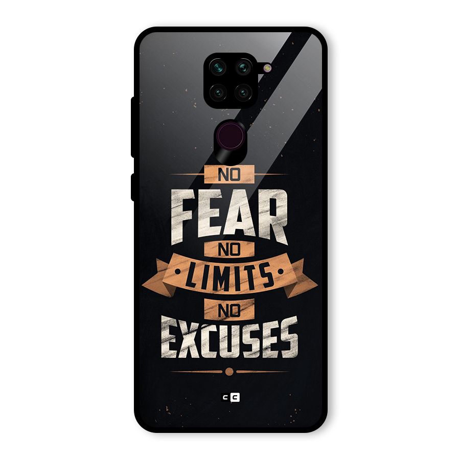 No Excuse Glass Back Case for Redmi Note 9