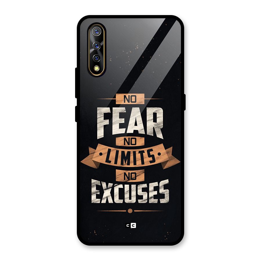 No Excuse Glass Back Case for Vivo S1
