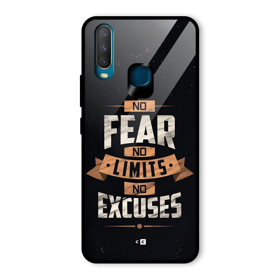 No Excuse Glass Back Case for Vivo U10