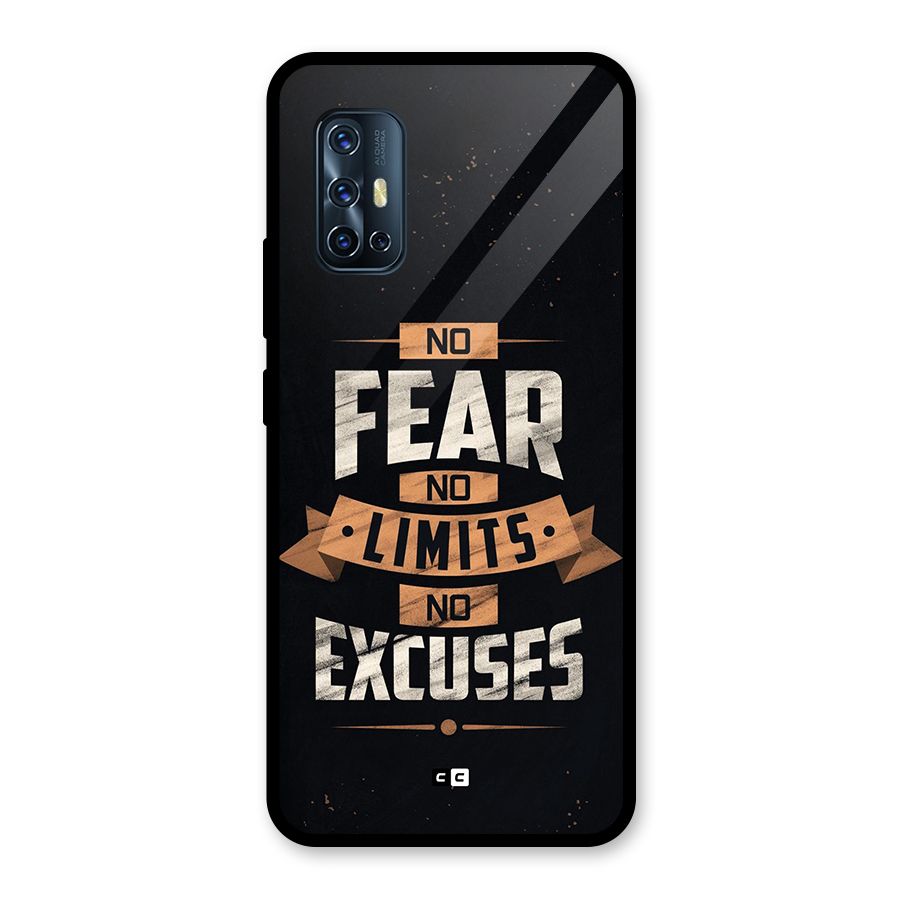 No Excuse Glass Back Case for Vivo V17