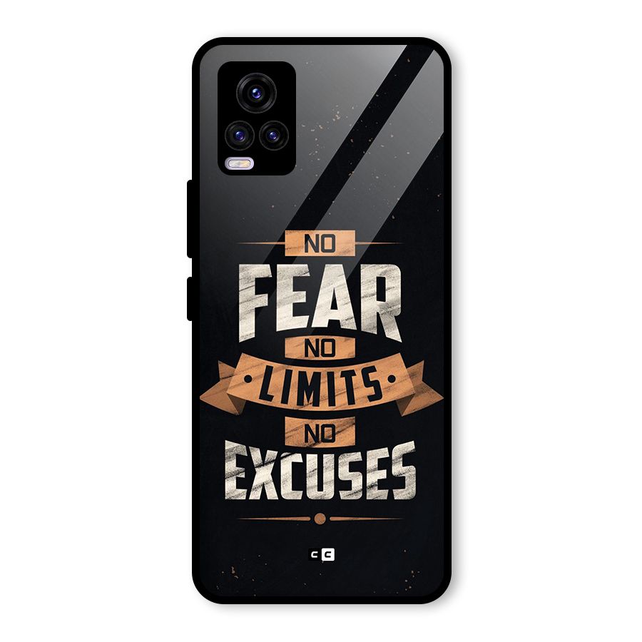 No Excuse Glass Back Case for Vivo V20