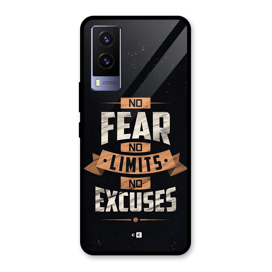 No Excuse Glass Back Case for Vivo V21e 5G