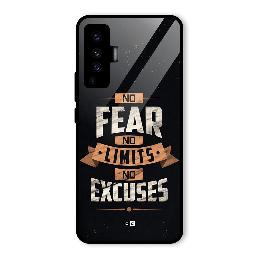 No Excuse Glass Back Case for Vivo X50