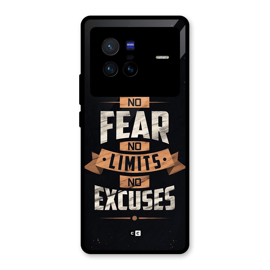 No Excuse Glass Back Case for Vivo X80