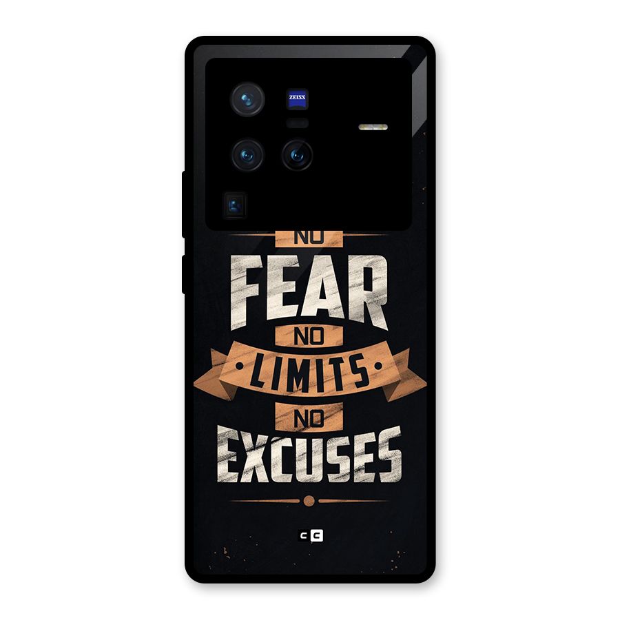 No Excuse Glass Back Case for Vivo X80 Pro