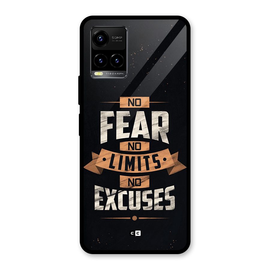 No Excuse Glass Back Case for Vivo Y21A