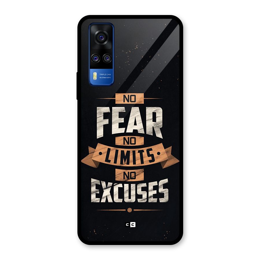 No Excuse Glass Back Case for Vivo Y31