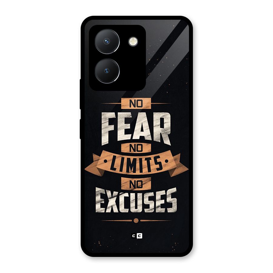 No Excuse Glass Back Case for Vivo Y36