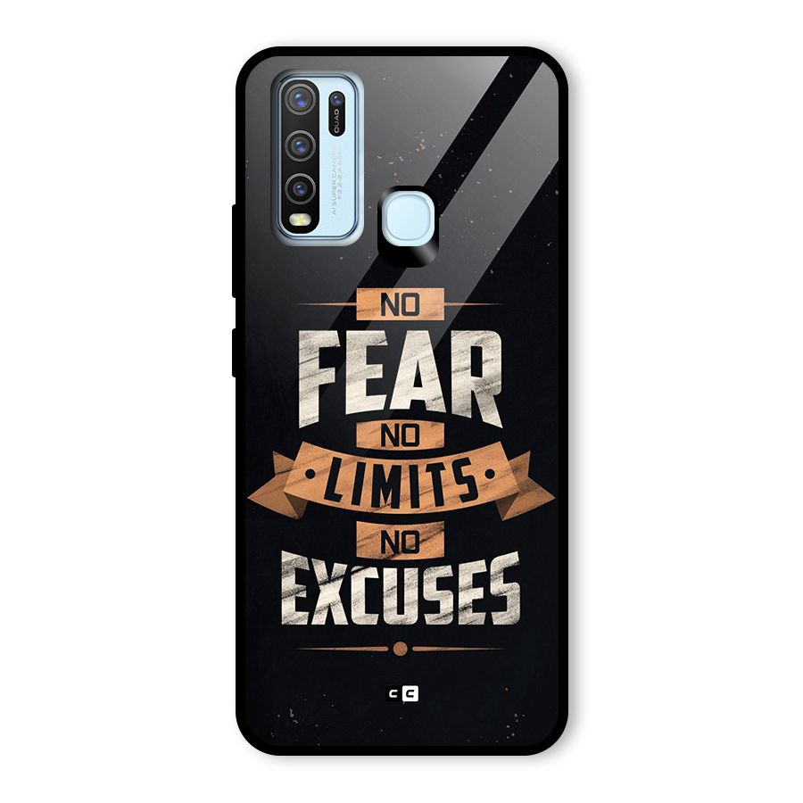 No Excuse Glass Back Case for Vivo Y50