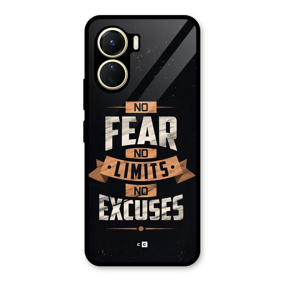 No Excuse Glass Back Case for Vivo Y56
