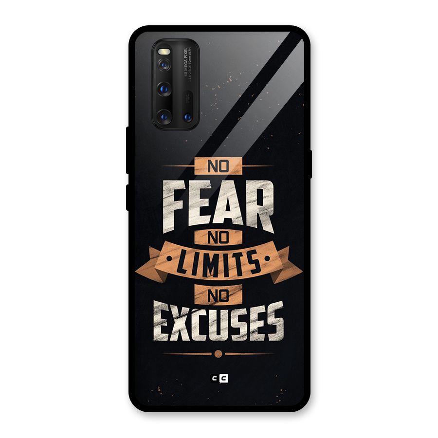 No Excuse Glass Back Case for Vivo iQOO 3