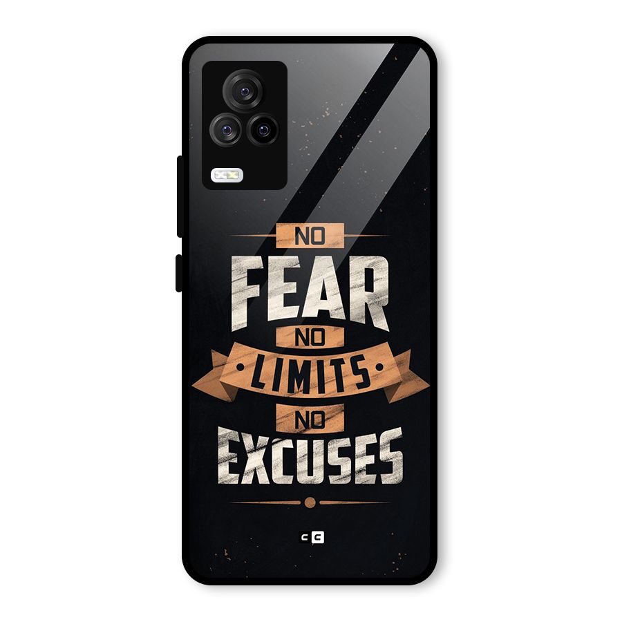 No Excuse Glass Back Case for Vivo iQOO 7 Legend 5G