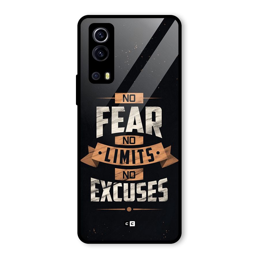 No Excuse Glass Back Case for Vivo iQOO Z3