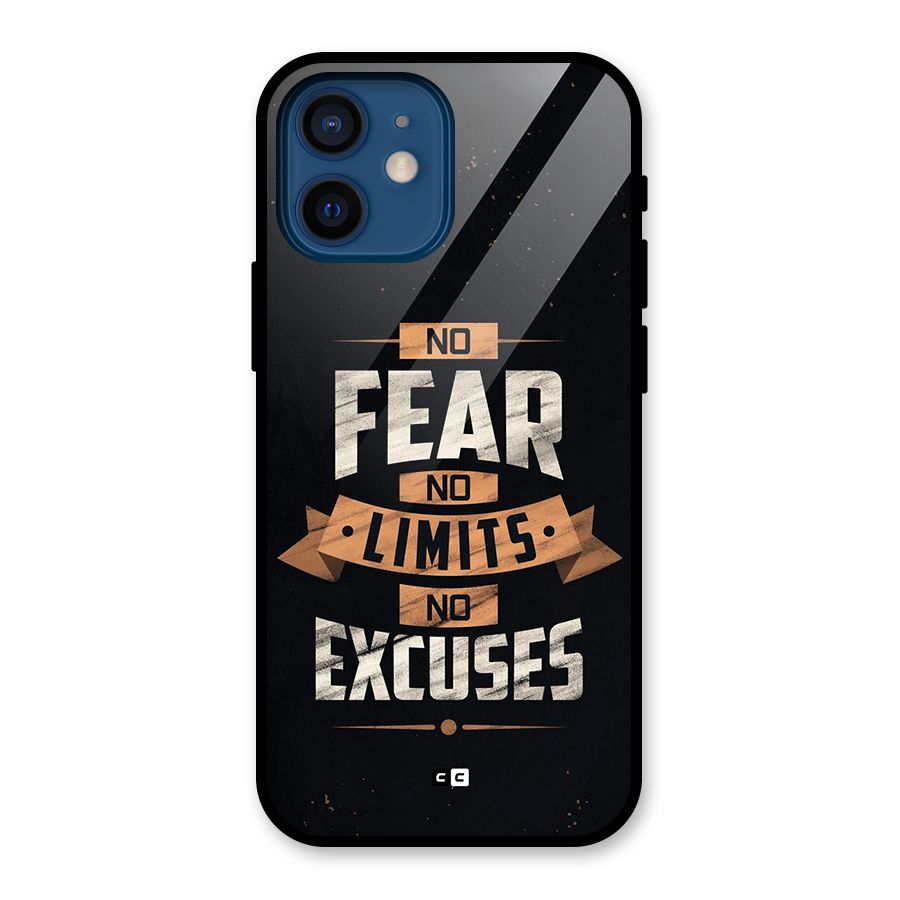 No Excuse Glass Back Case for iPhone 12 Mini