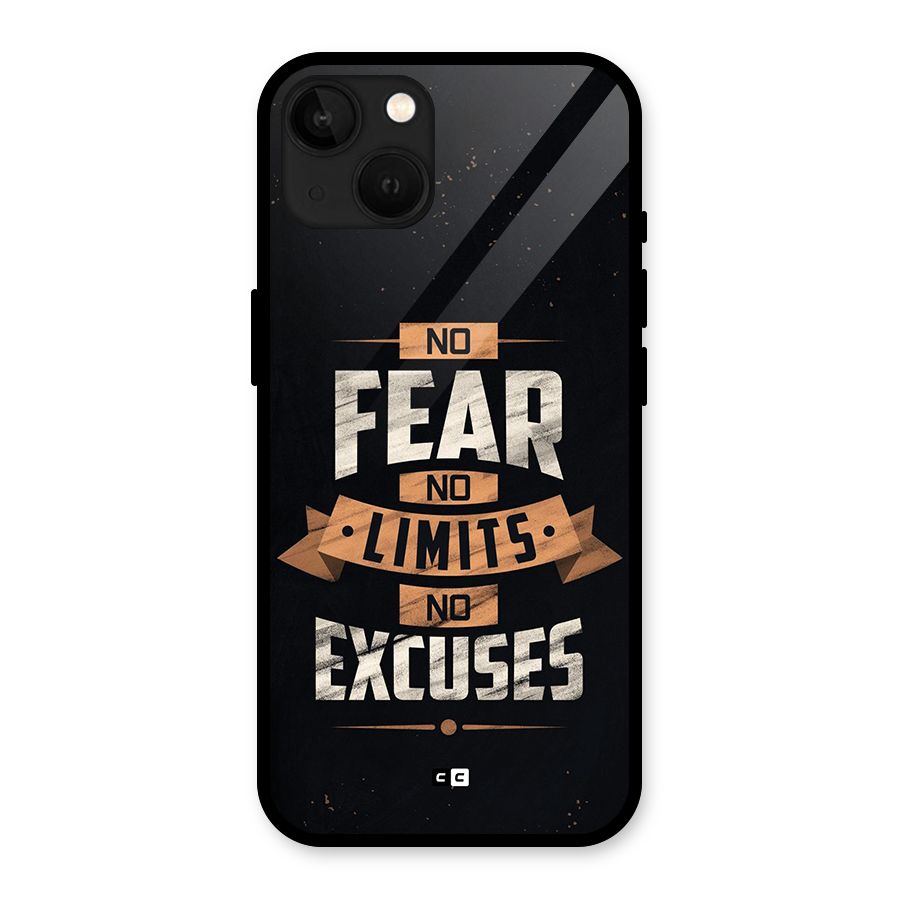 No Excuse Glass Back Case for iPhone 13