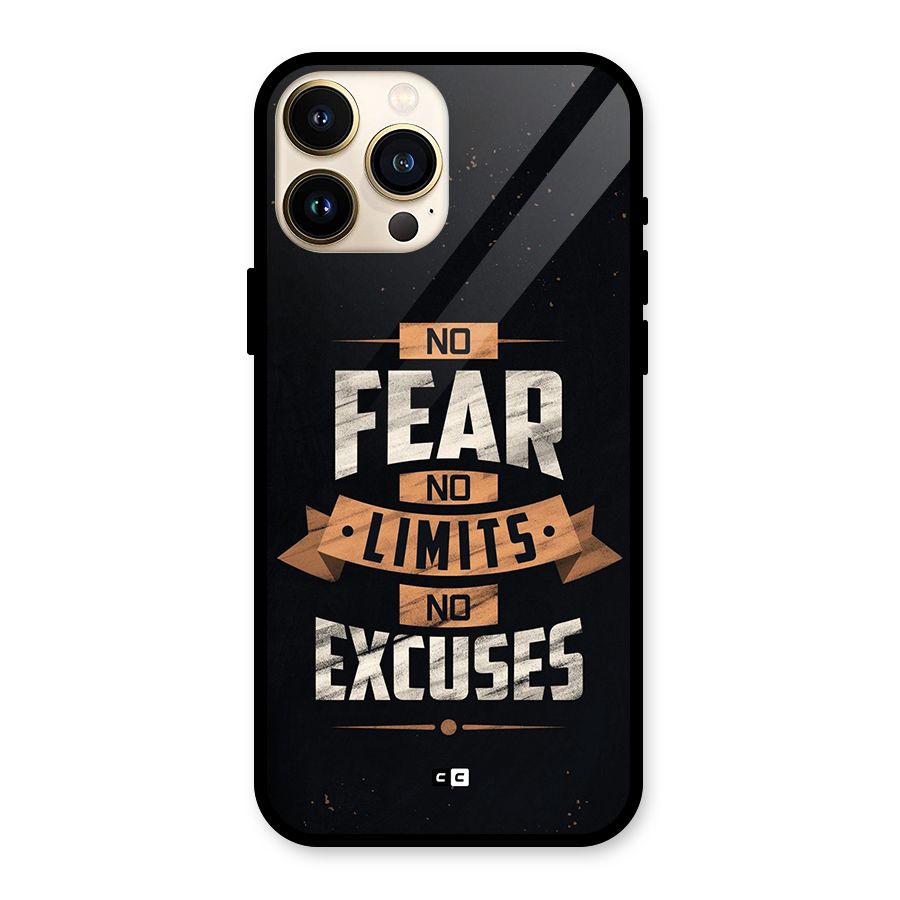 No Excuse Glass Back Case for iPhone 13 Pro Max