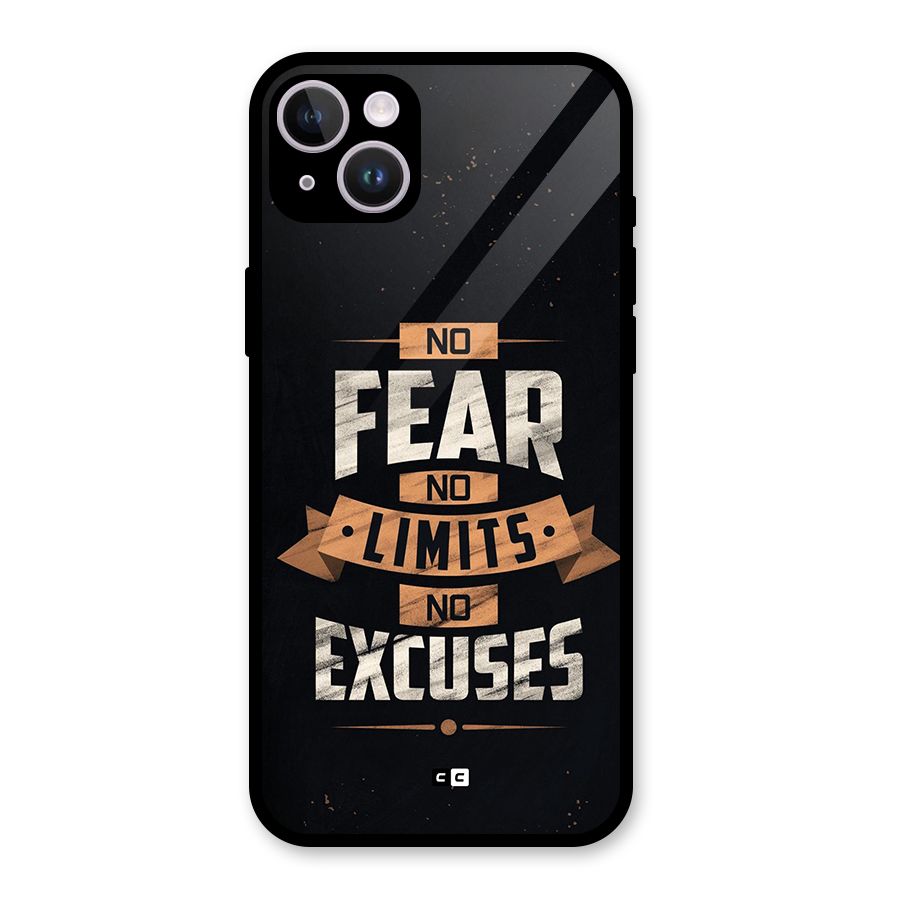 No Excuse Glass Back Case for iPhone 14 Plus