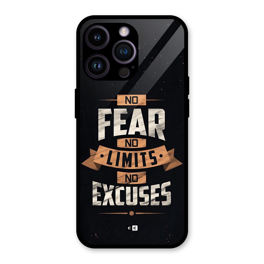 No Excuse Glass Back Case for iPhone 14 Pro Max