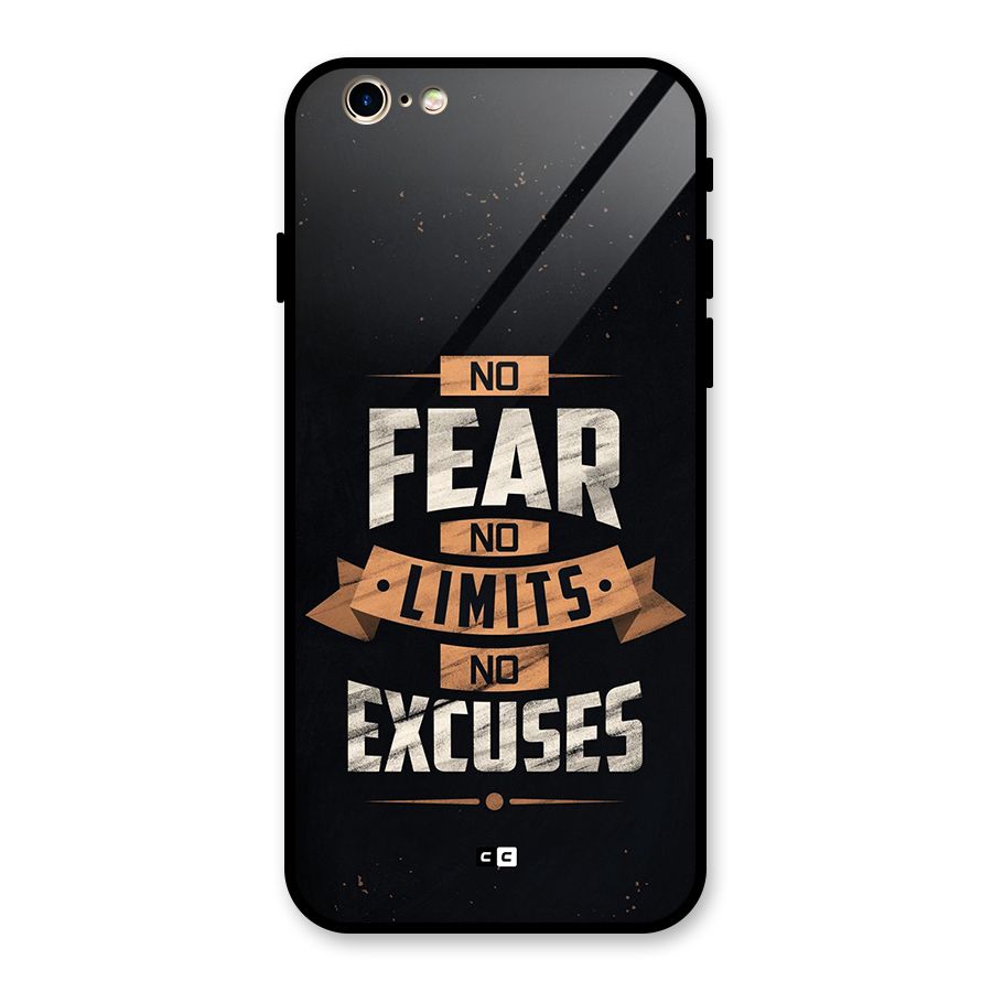 No Excuse Glass Back Case for iPhone 6 6S