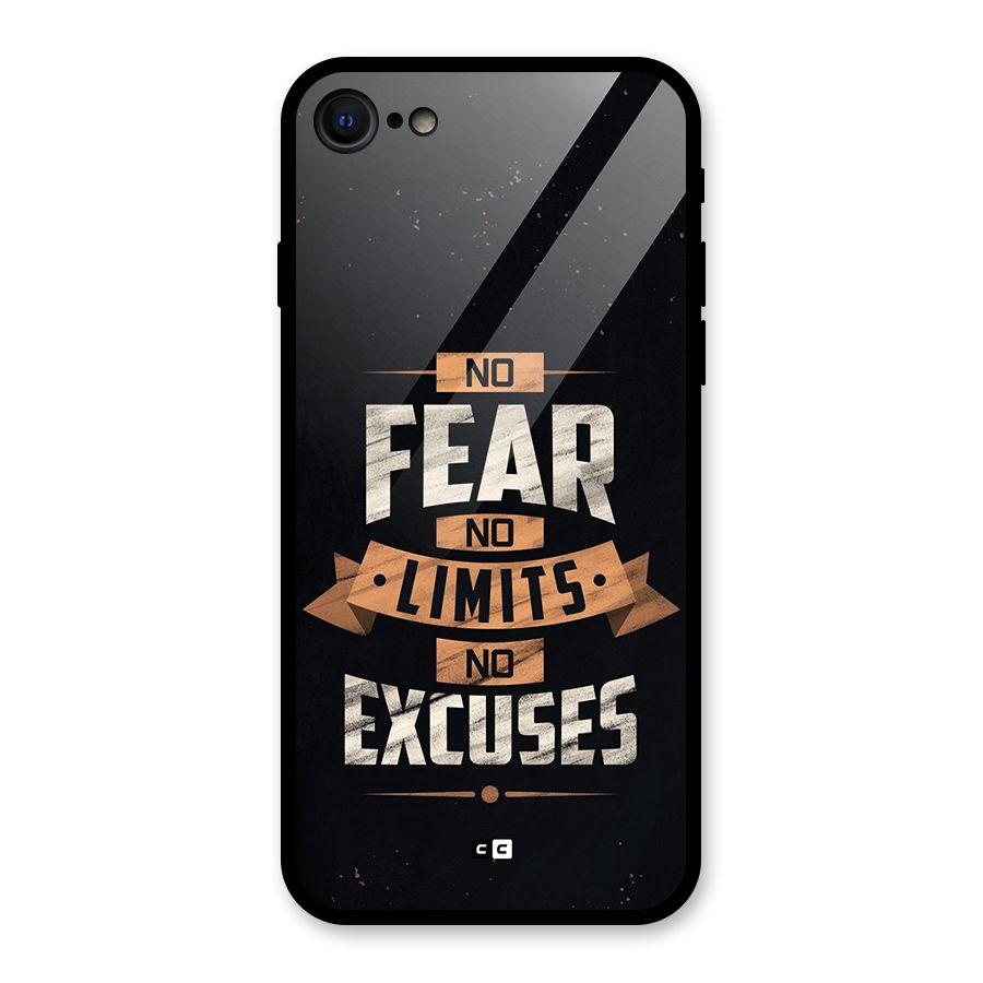 No Excuse Glass Back Case for iPhone 7