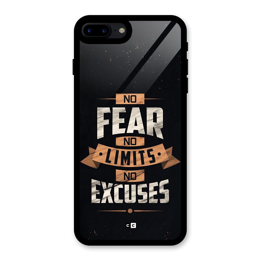 No Excuse Glass Back Case for iPhone 8 Plus
