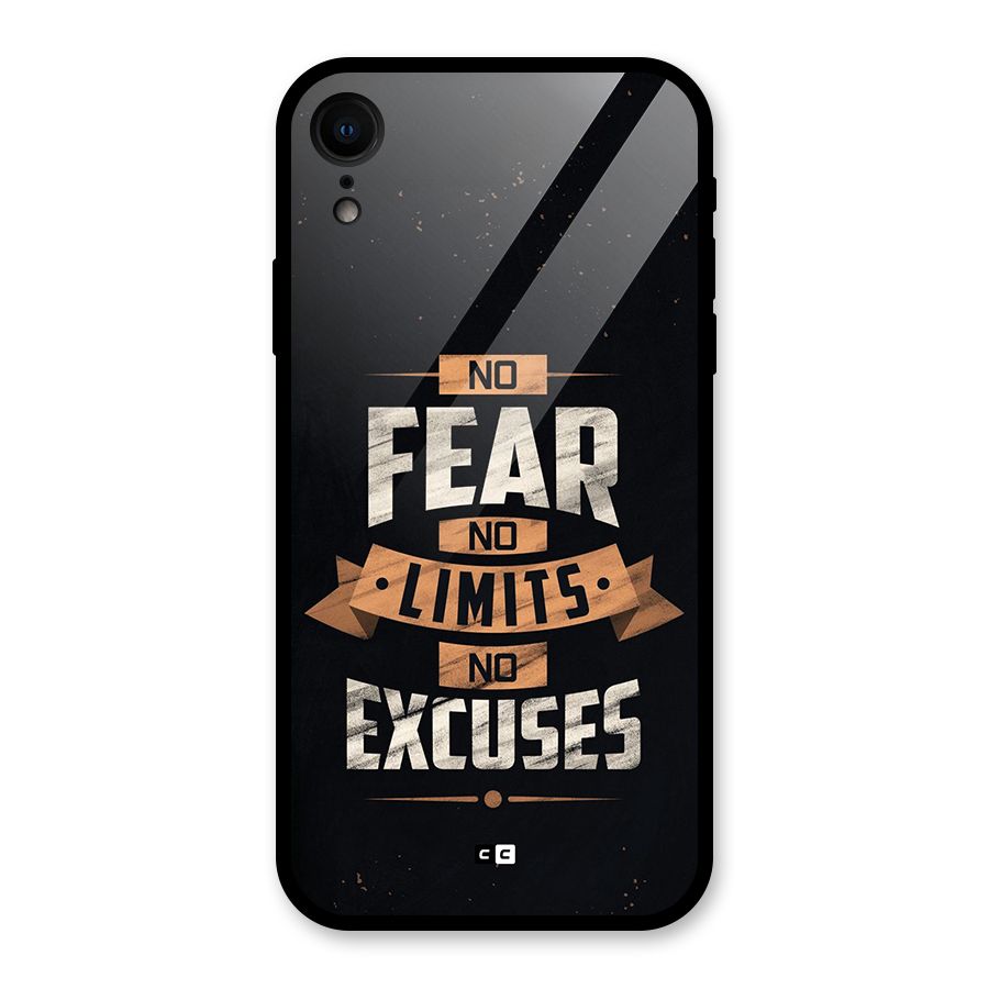 No Excuse Glass Back Case for iPhone XR
