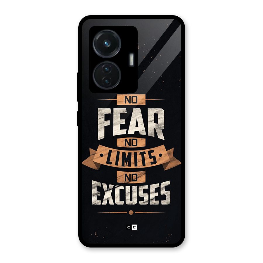 No Excuse Glass Back Case for iQOO Z6 44W