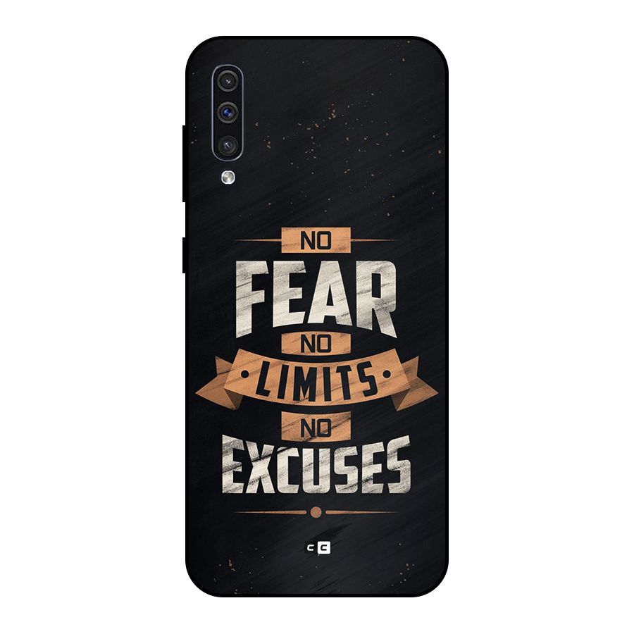 No Excuse Metal Back Case for Galaxy A30s