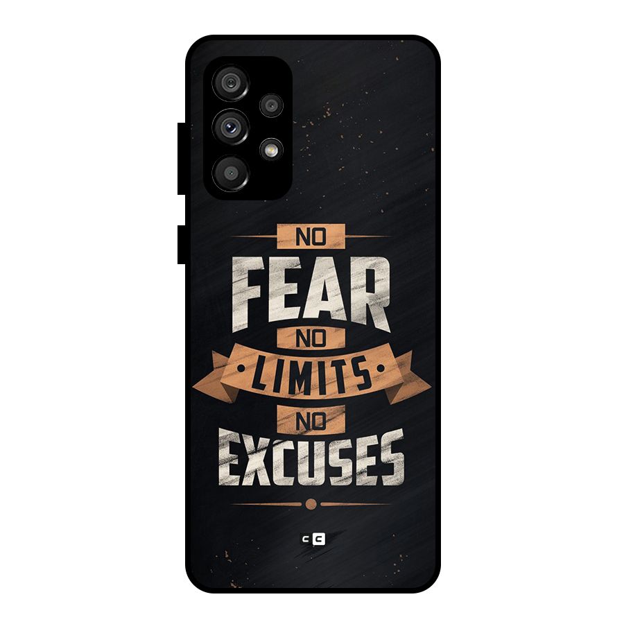 No Excuse Metal Back Case for Galaxy A73 5G