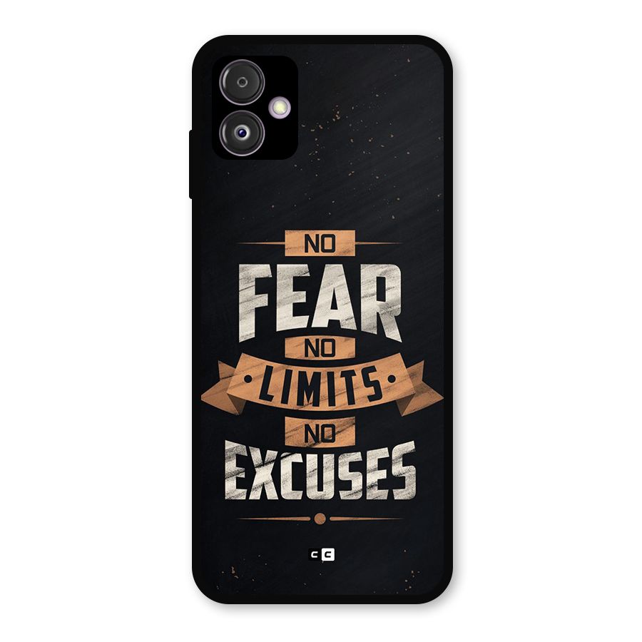 No Excuse Metal Back Case for Galaxy F14