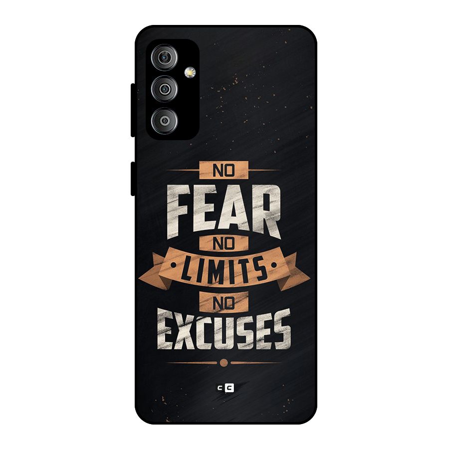 No Excuse Metal Back Case for Galaxy F23