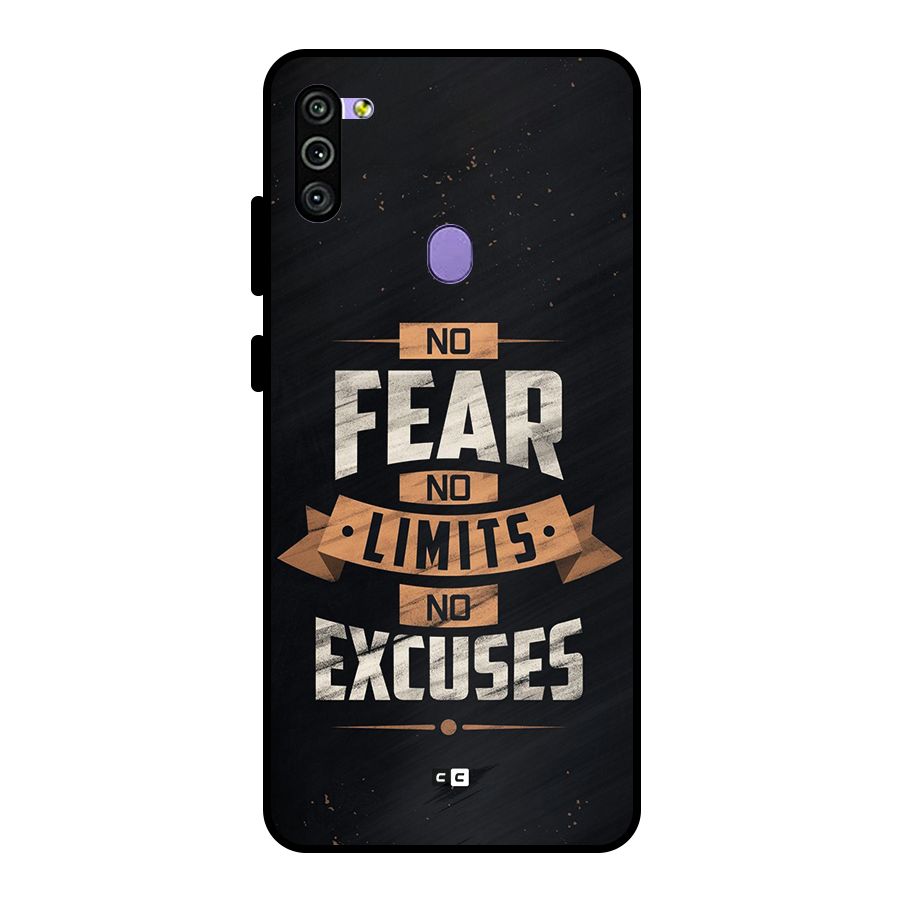 No Excuse Metal Back Case for Galaxy M11