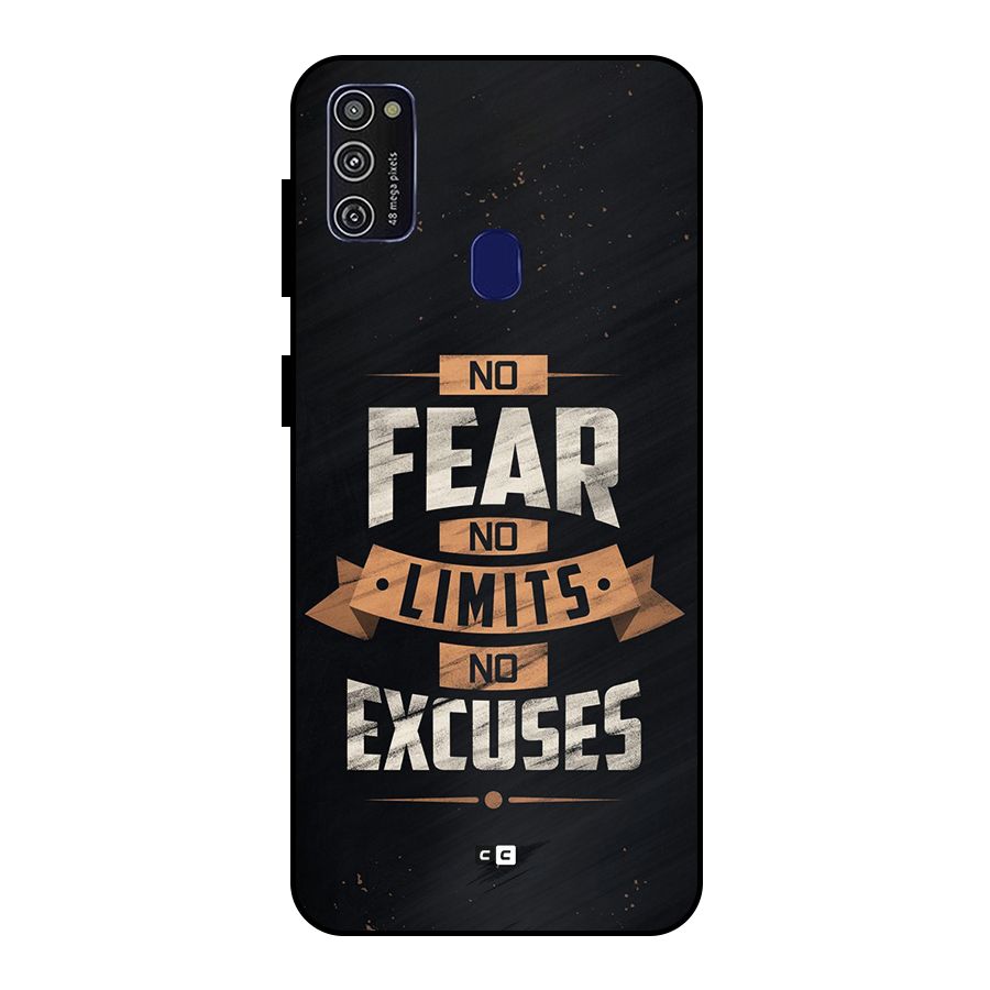 No Excuse Metal Back Case for Galaxy M30s
