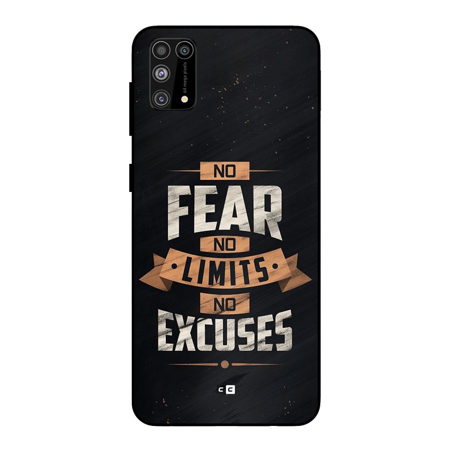 No Excuse Metal Back Case for Galaxy M31