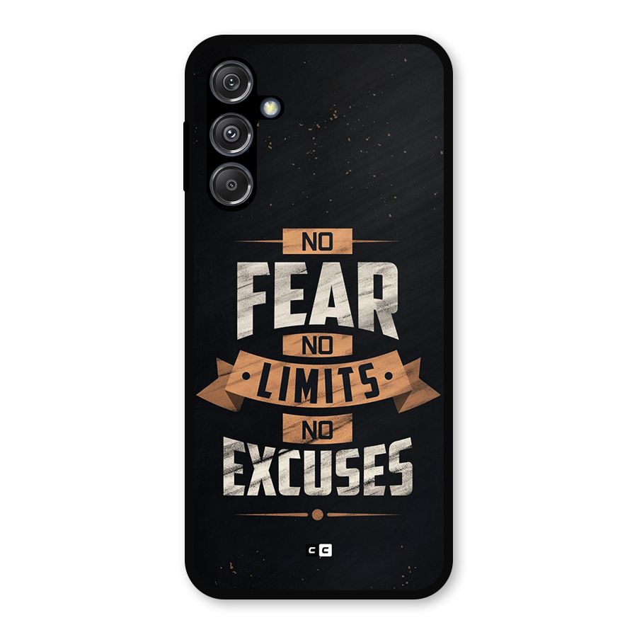 No Excuse Metal Back Case for Galaxy M34 5G
