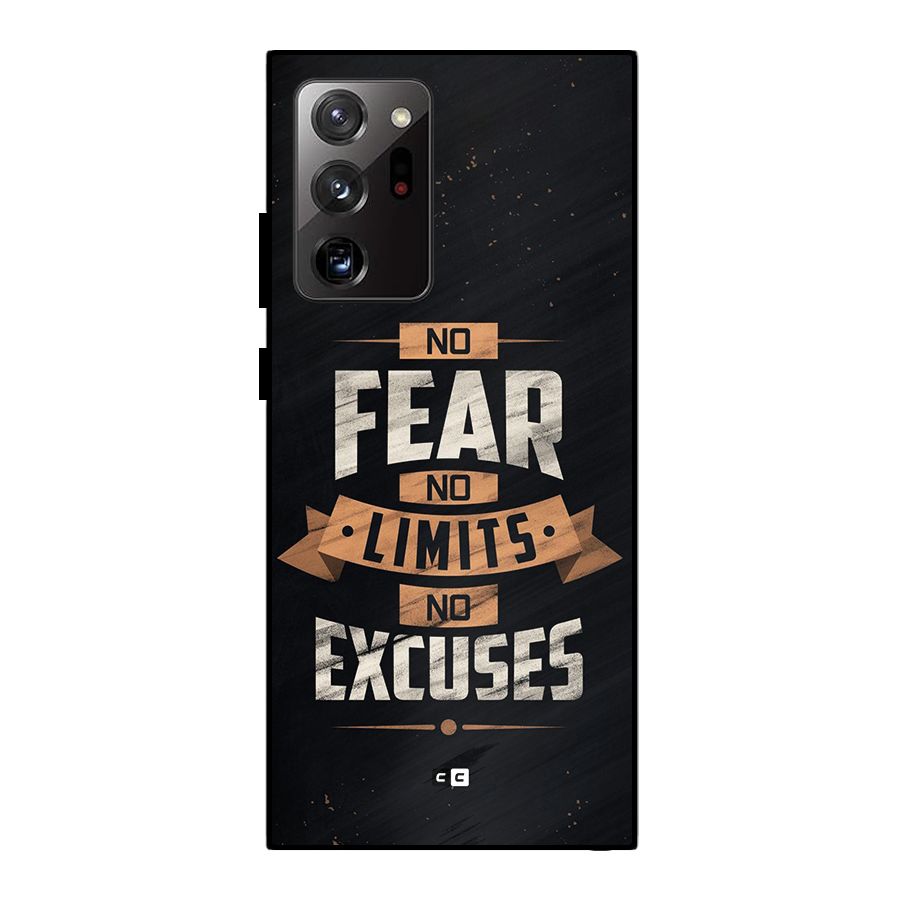 No Excuse Metal Back Case for Galaxy Note 20 Ultra 5G