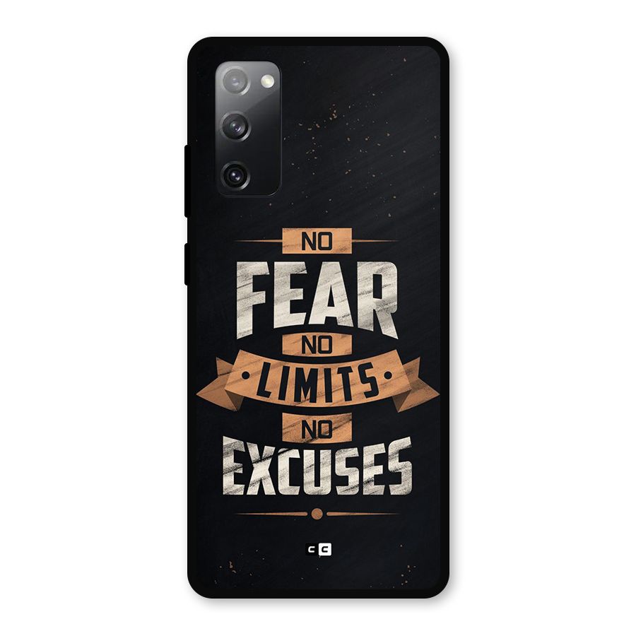 No Excuse Metal Back Case for Galaxy S20 FE 5G