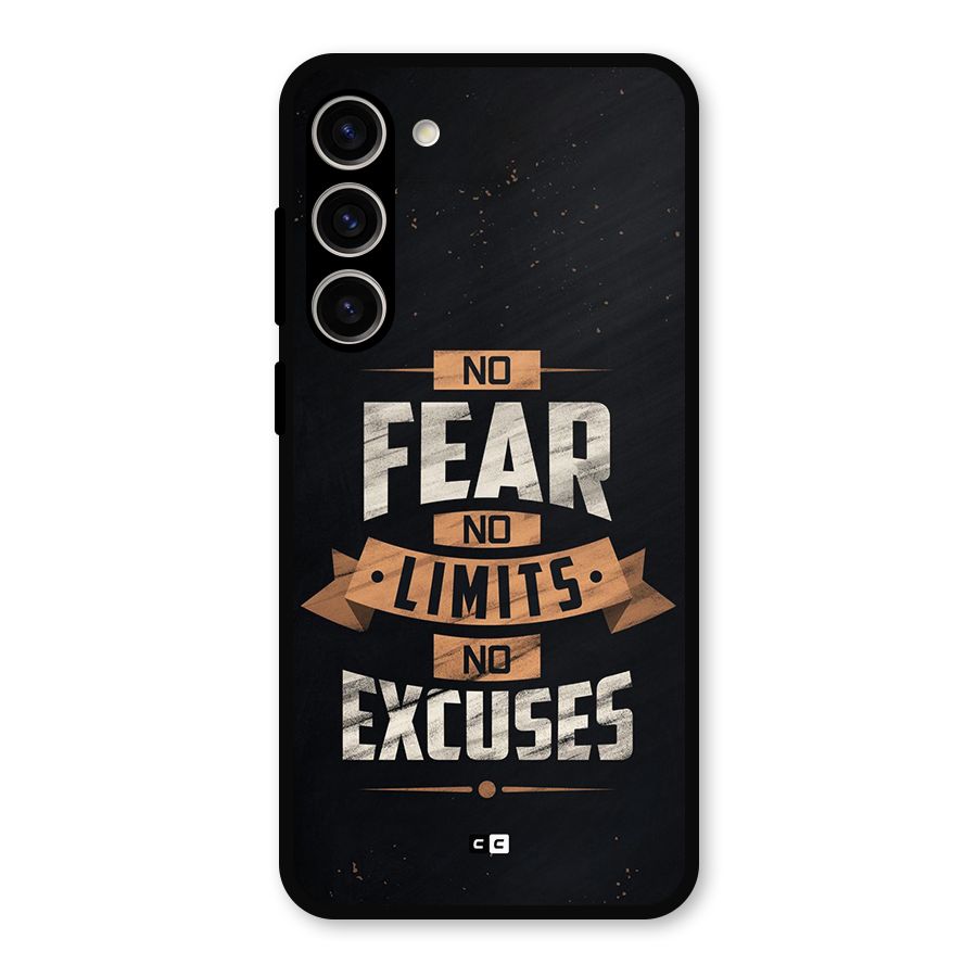 No Excuse Metal Back Case for Galaxy S23 Plus