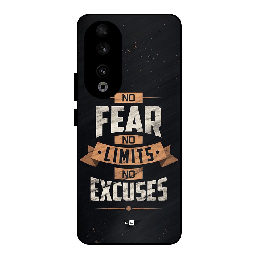 No Excuse Metal Back Case for Honor 90