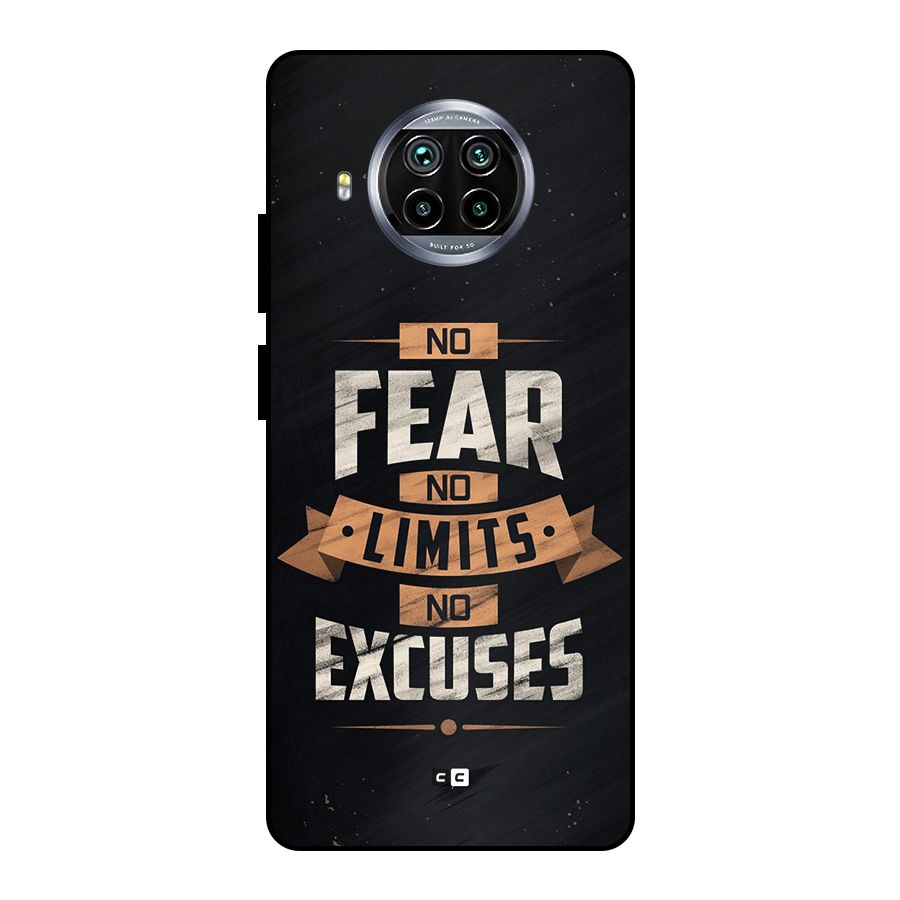 No Excuse Metal Back Case for Mi 10i