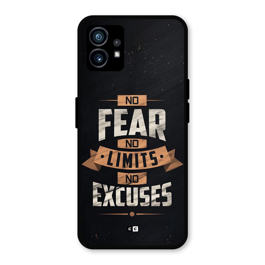 No Excuse Metal Back Case for Nothing Phone 1