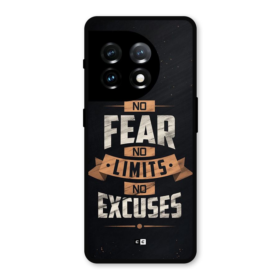 No Excuse Metal Back Case for OnePlus 11