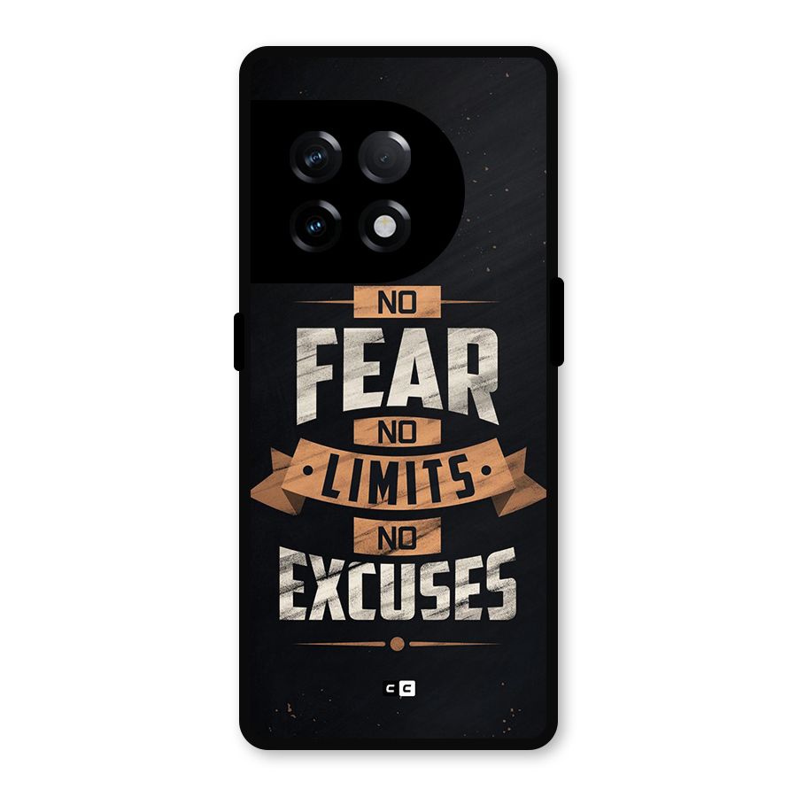 No Excuse Metal Back Case for OnePlus 11R