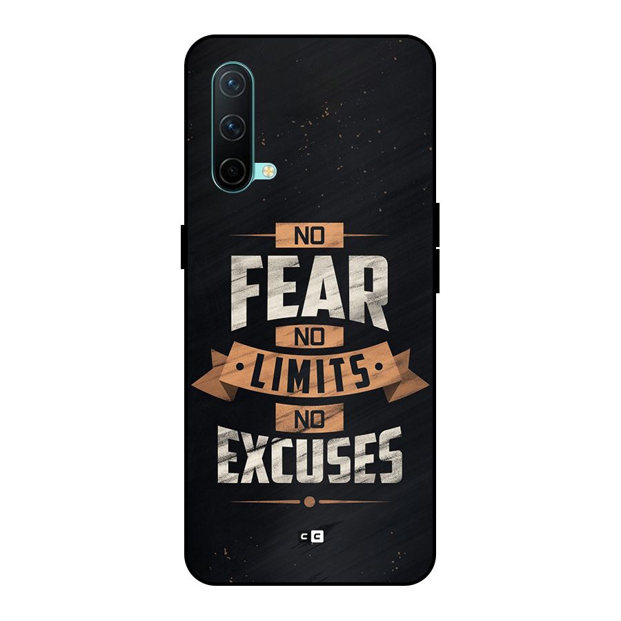 No Excuse Metal Back Case for OnePlus Nord CE 5G